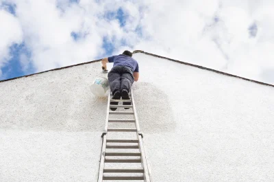 Peinture extérieure à Vaudreville — façades et ravalement